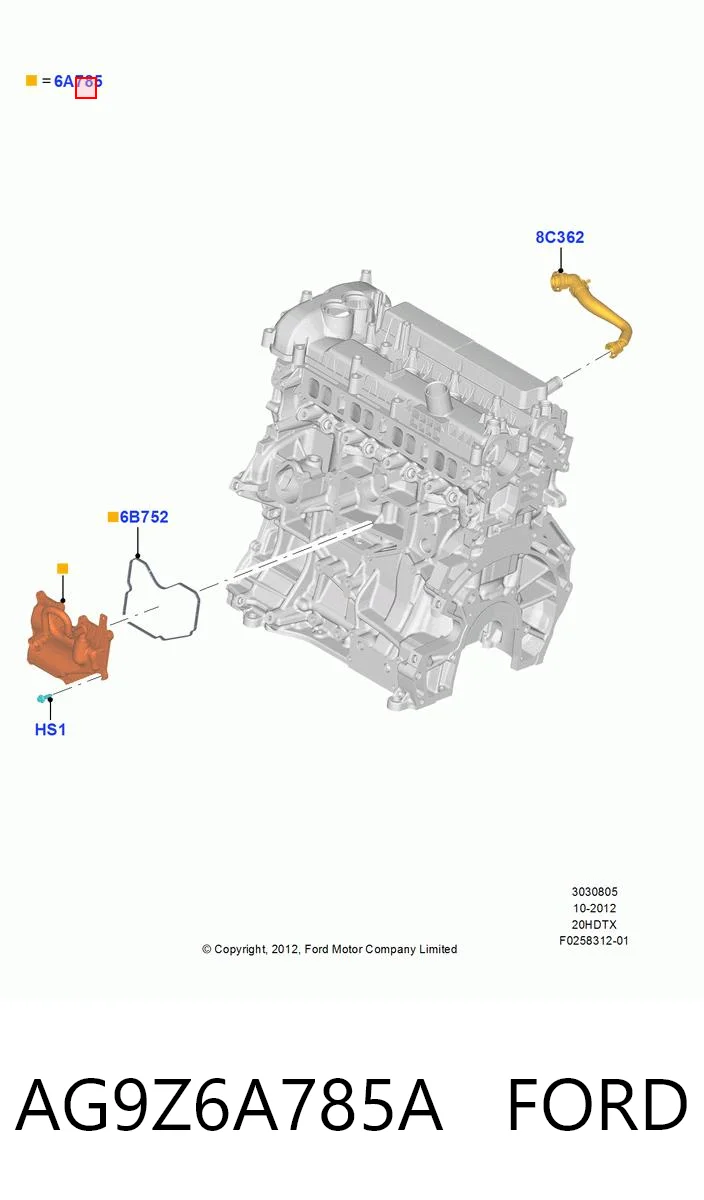 AG9Z6A785A Ford 