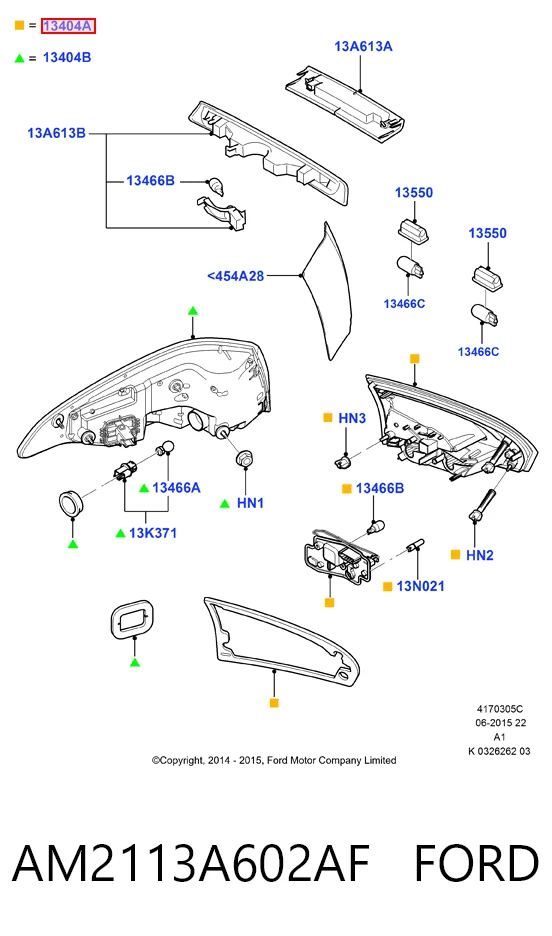 AM2113A602AF Ford
