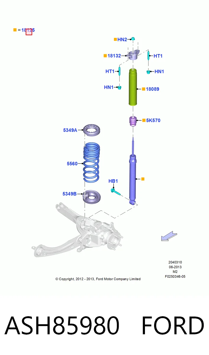 5550005 Kayaba Амортизаторы задние