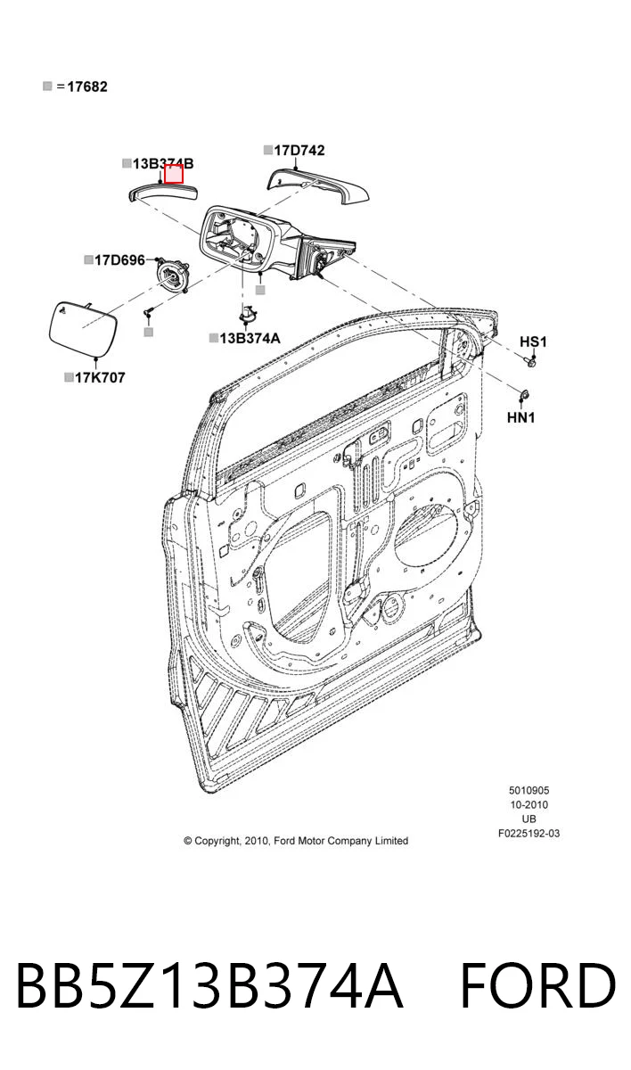 BB5Z13B374A Ford 