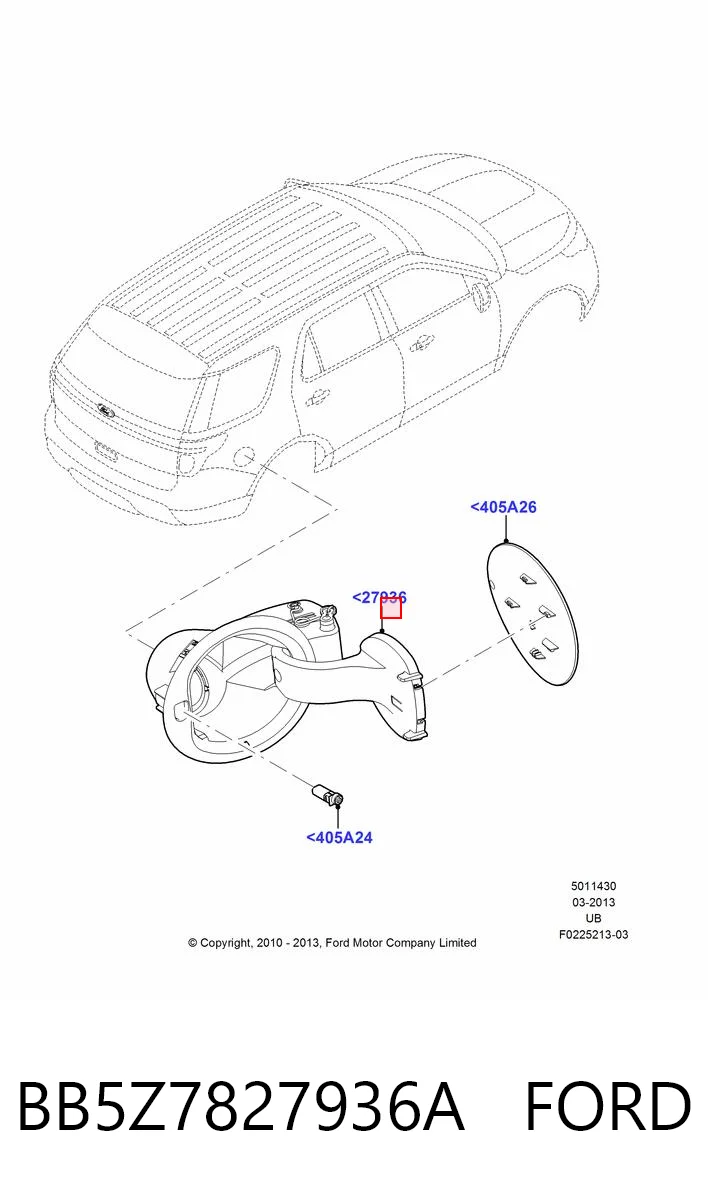 BB5Z7827936A Ford 