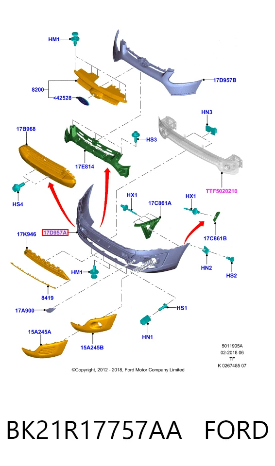 Бампер передний Polcar 32N1072
