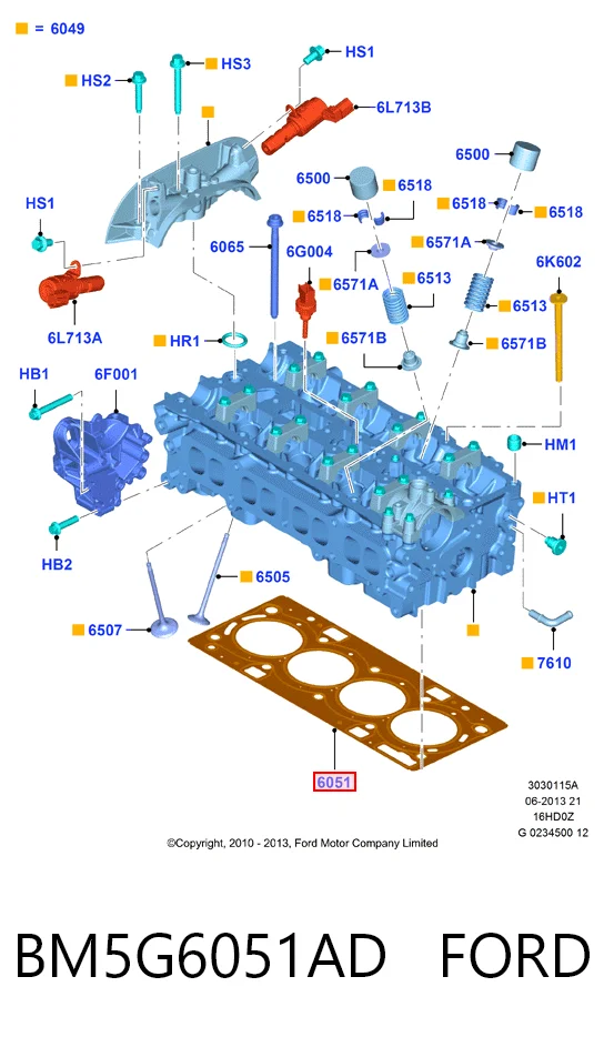 Купить 31460680 Volvo Прокладка ГБЦ