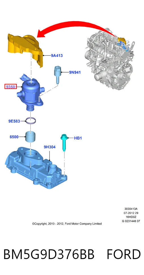 31330431 Volvo Насос топливный высокого давления (ТНВД)