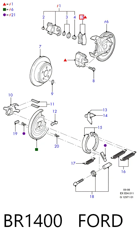 Купить 18038958 General Motors Колодки тормозные задние, дисковые