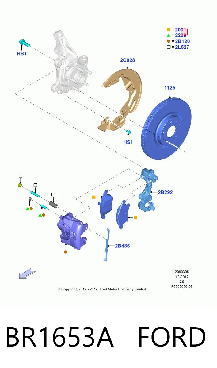 BR1653A Ford