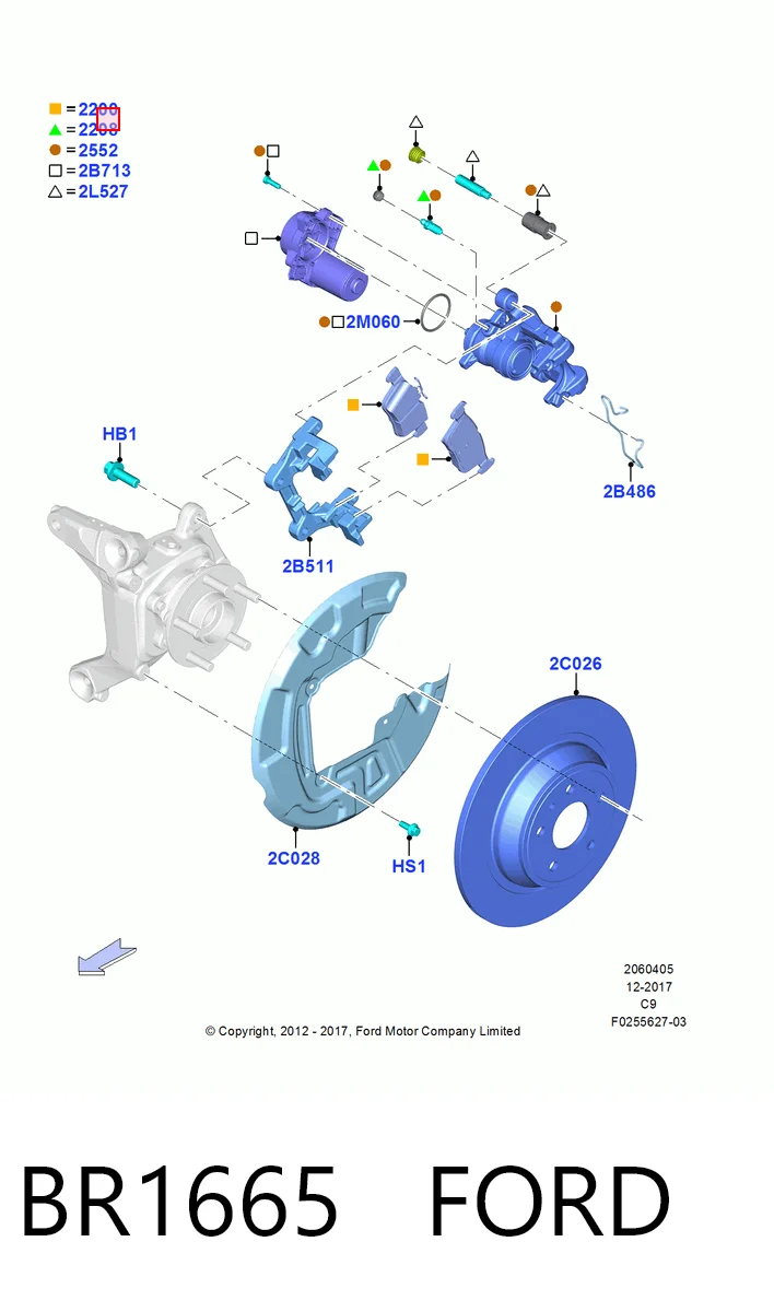 Купить Z171833 Power Stop Колодки тормозные задние, дисковые