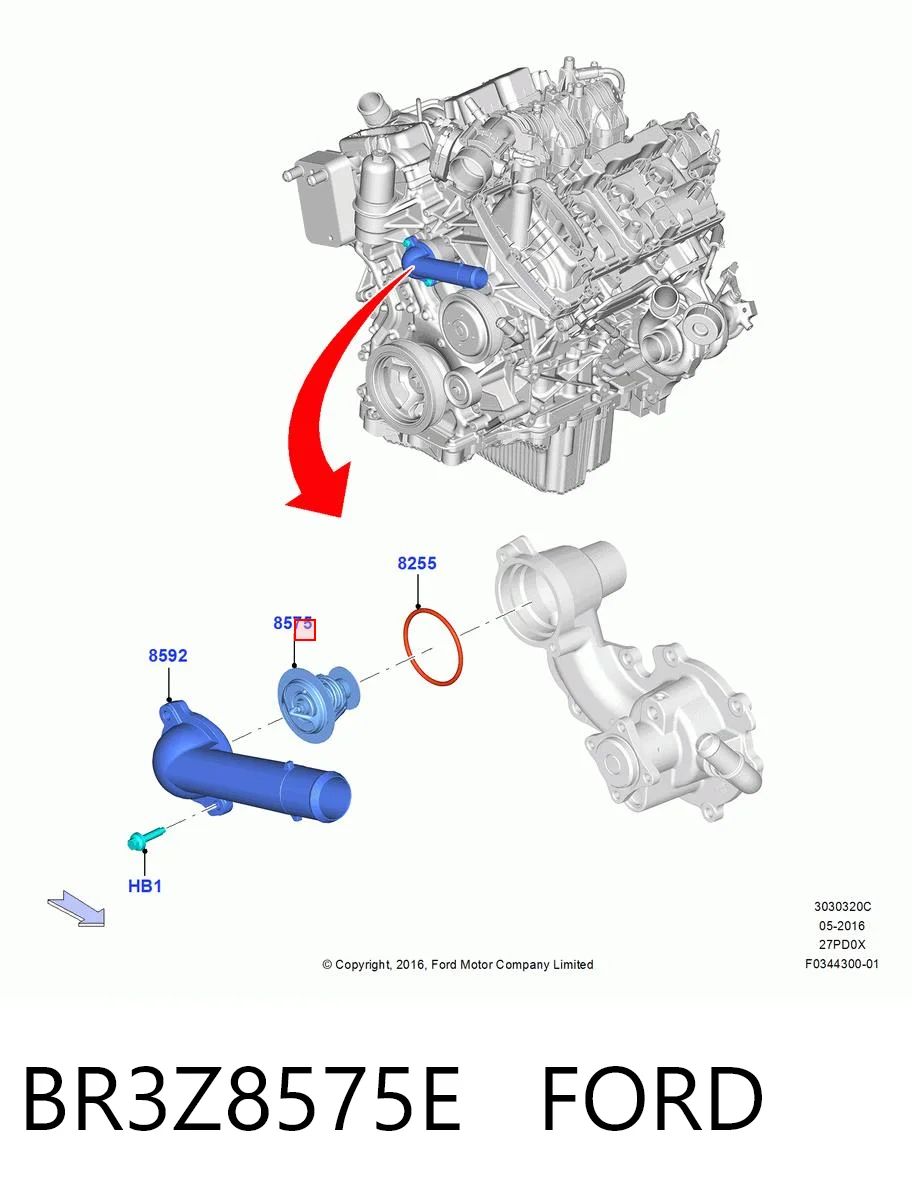 Купить Термостат Форд Эйдж II CD539