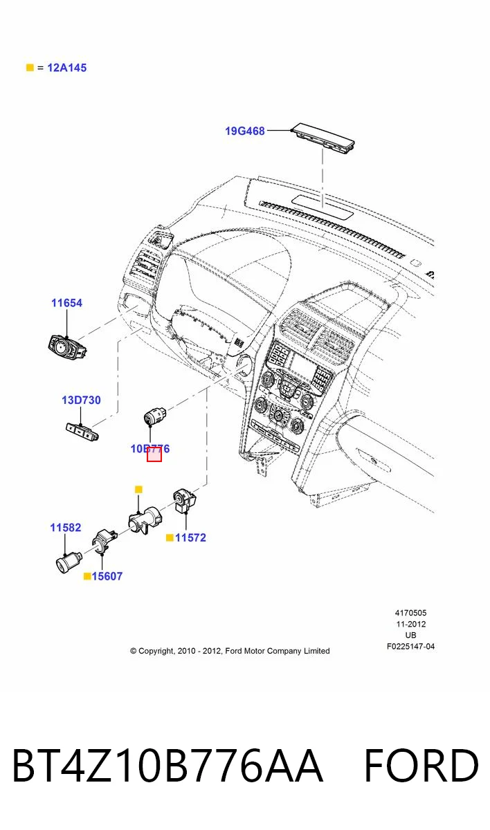BT4Z10B776AA Ford 