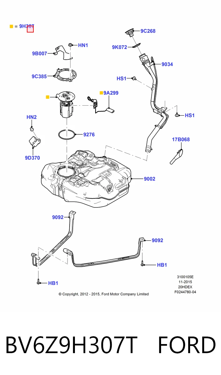 66095 Bosch Электробензонасос