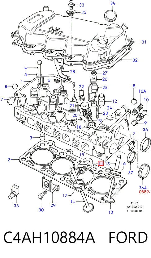C4AH10884A Ford Термовыключатель
