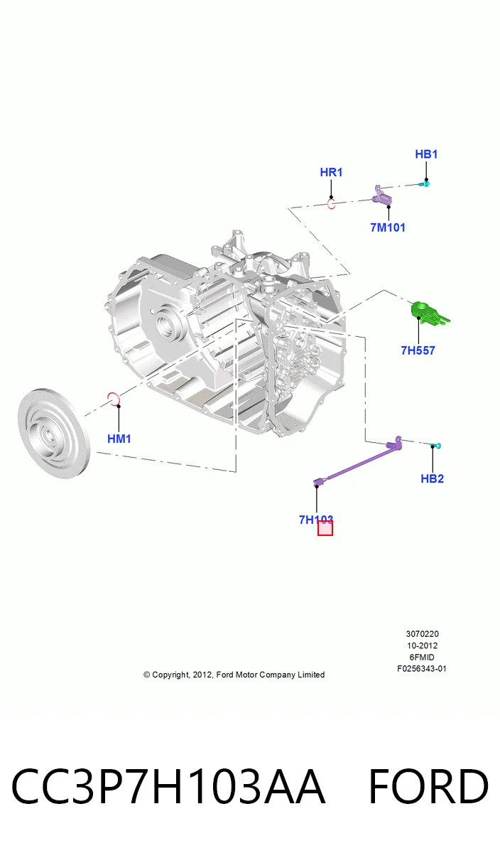 Датчик скорости HMPCC3P7H103AB Hmpx