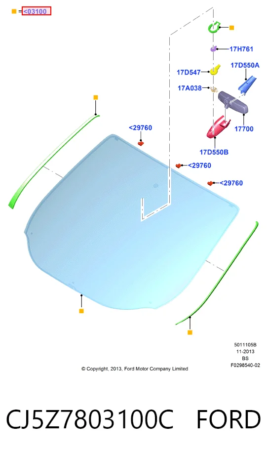 Стекло лобовое FPS GS2817D14P цена, от 360.77 USD