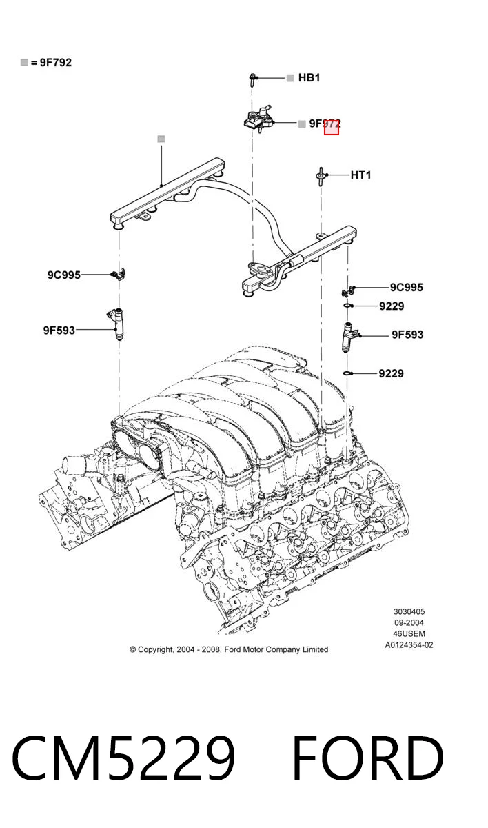 CM5229 Ford Манометры