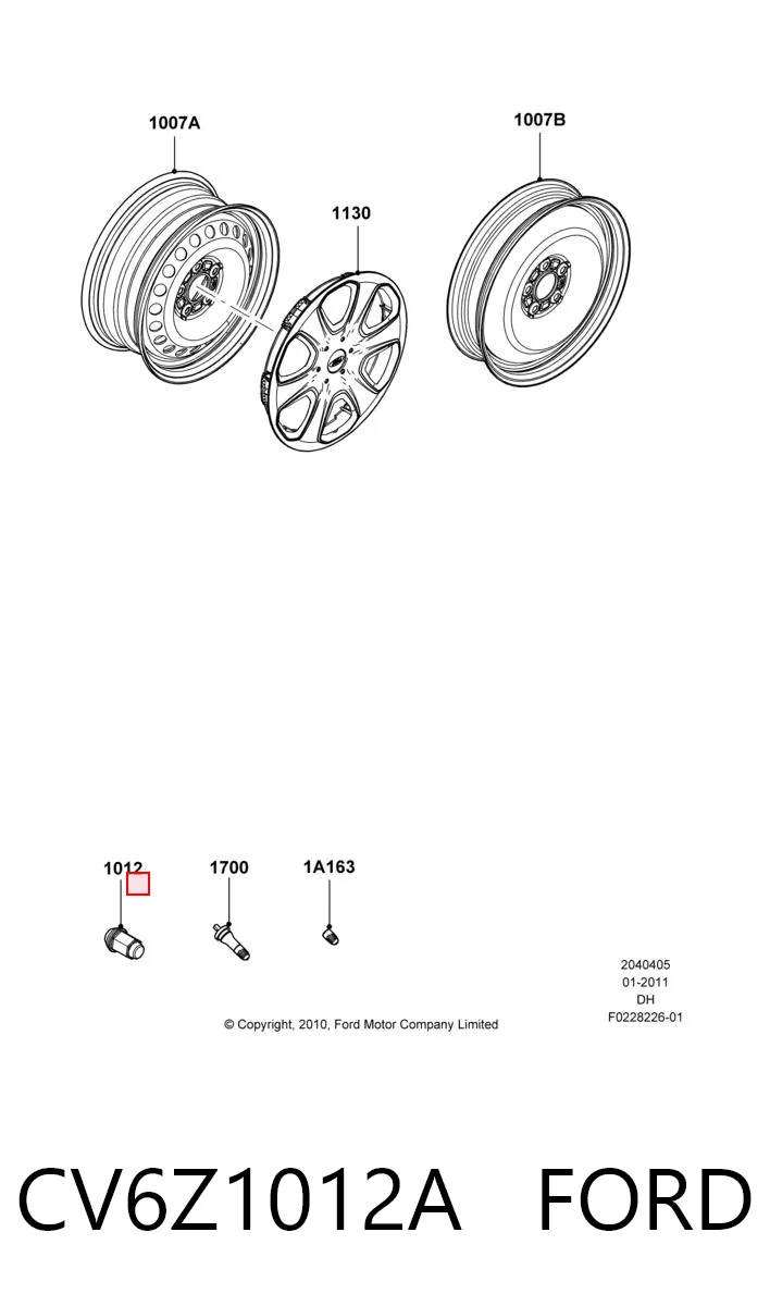 Купить 9594683 Opel Гайки колесные