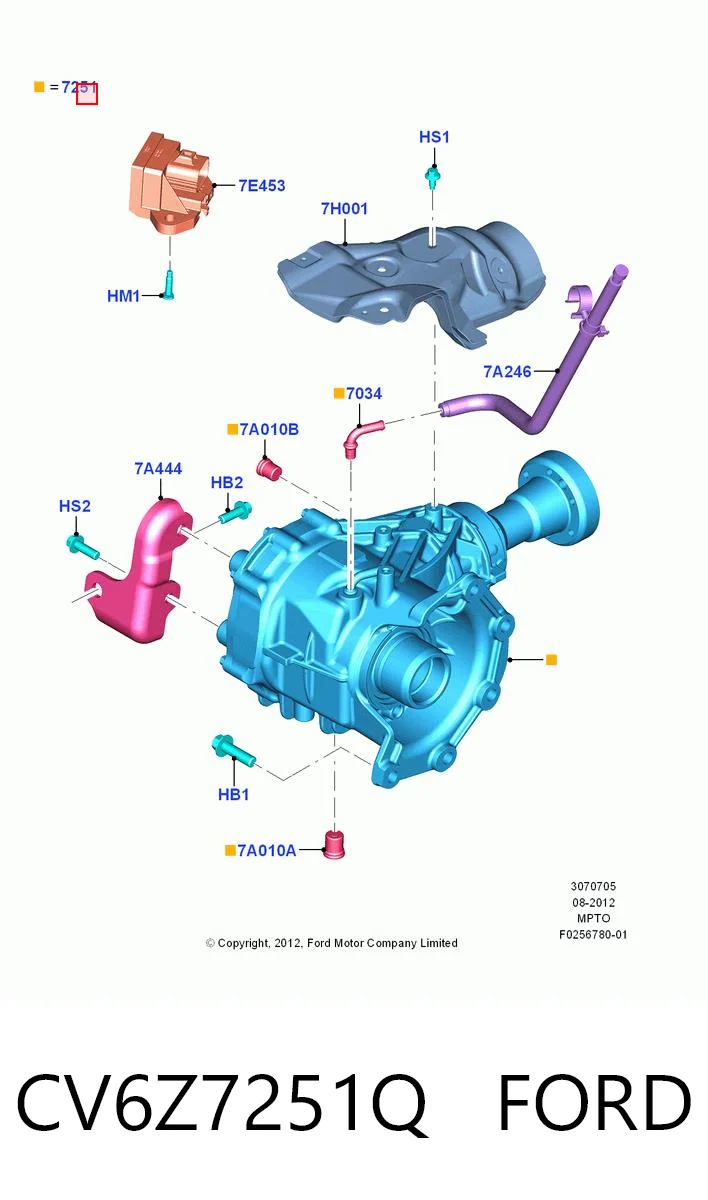 Коробка раздаточная в сборе Ford Fusion седан (CD) (2012 - 2022) цена, от 69.68 USD