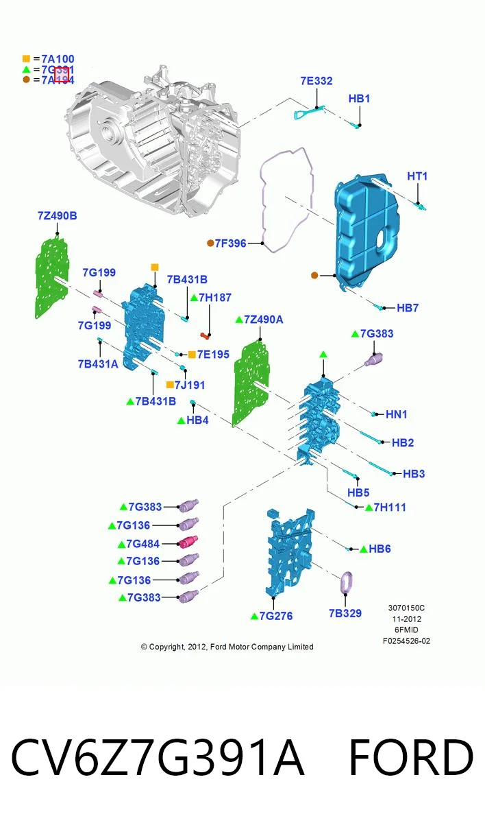 CV6Z7G391A Ford 