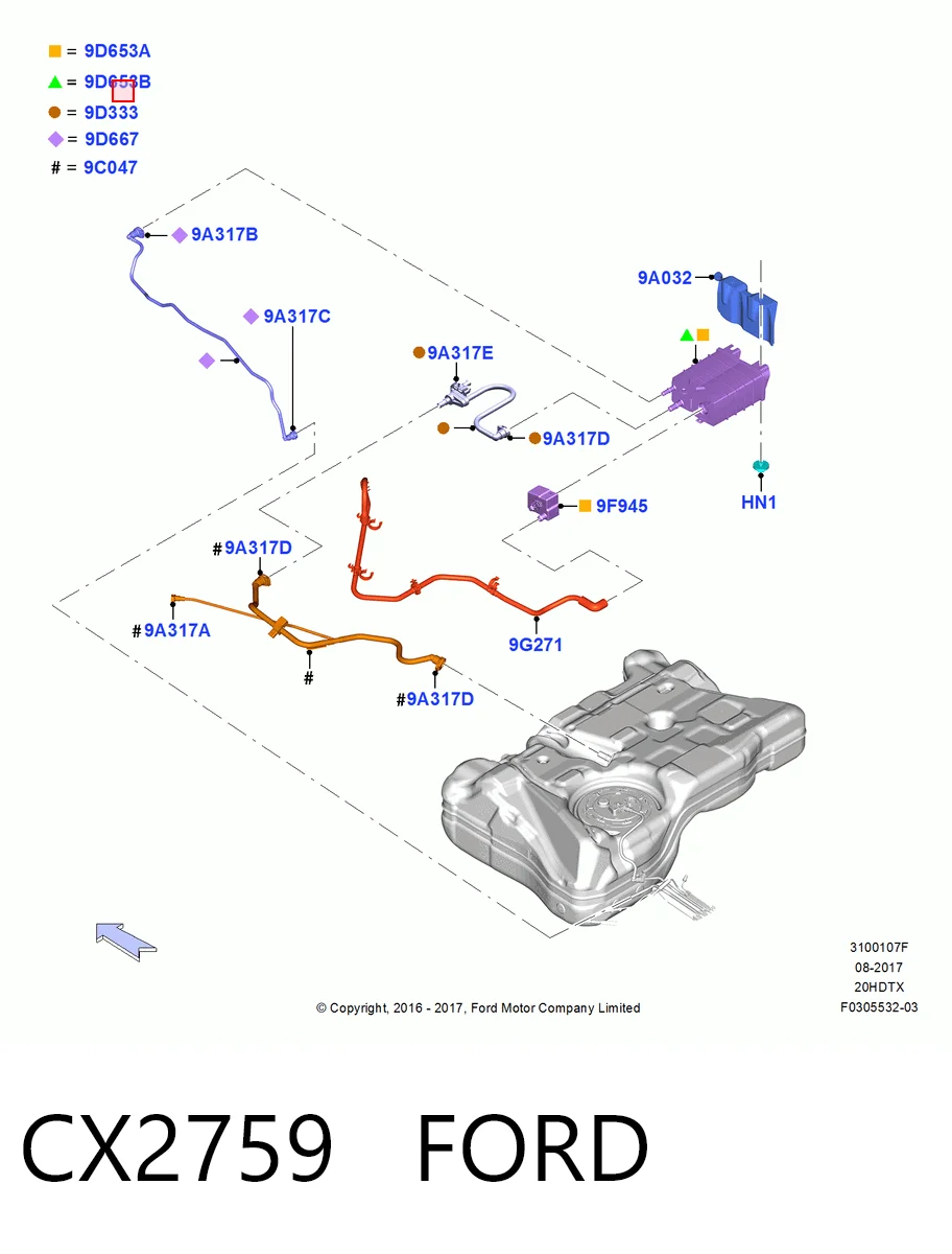 CP3681 Standard Абсорбер топливных паров
