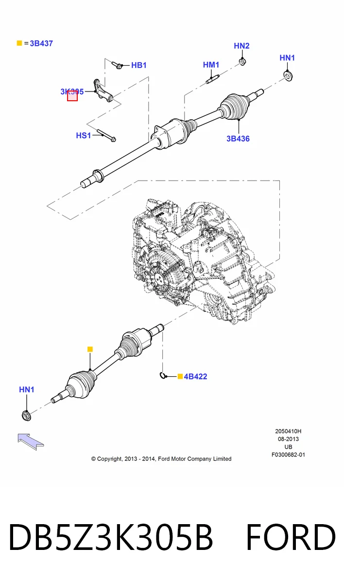 DB5Z3K305B Ford 