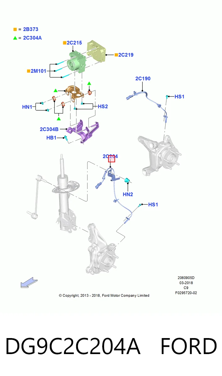 Купить STBRAB379 SAT Датчик антиблокировочной системы торможения