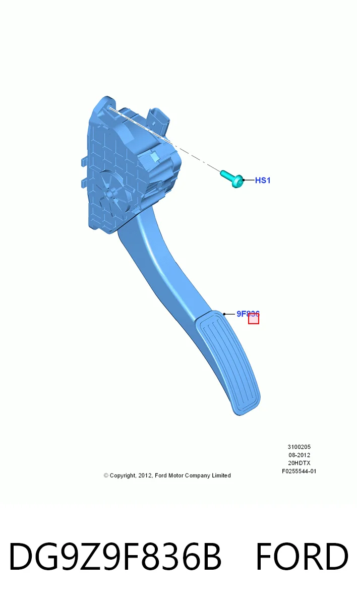 Педали газа на Ford Fusion  CD