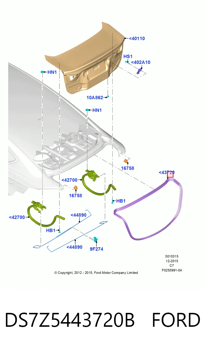 DS7Z5443720B Ford 