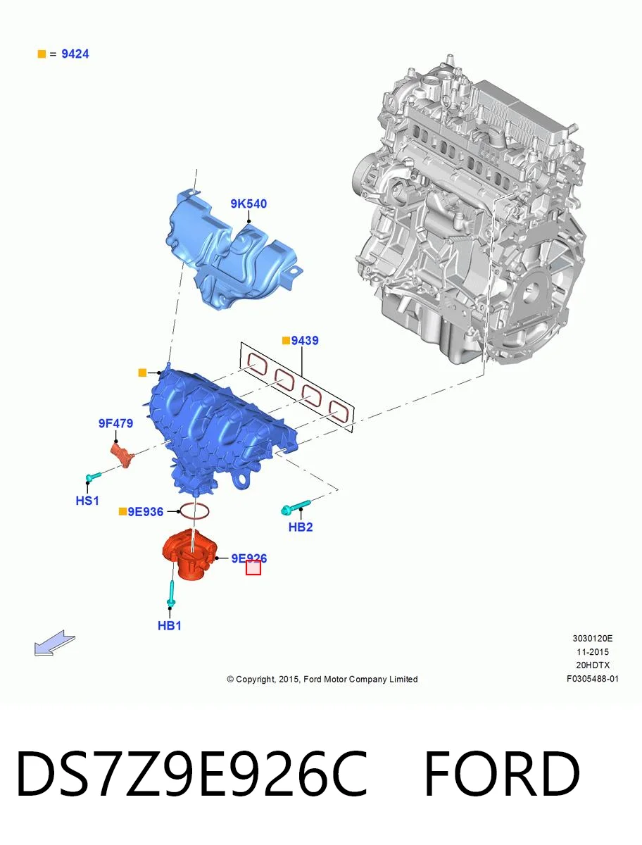  Дроссельная заслонка Ford Explorer 