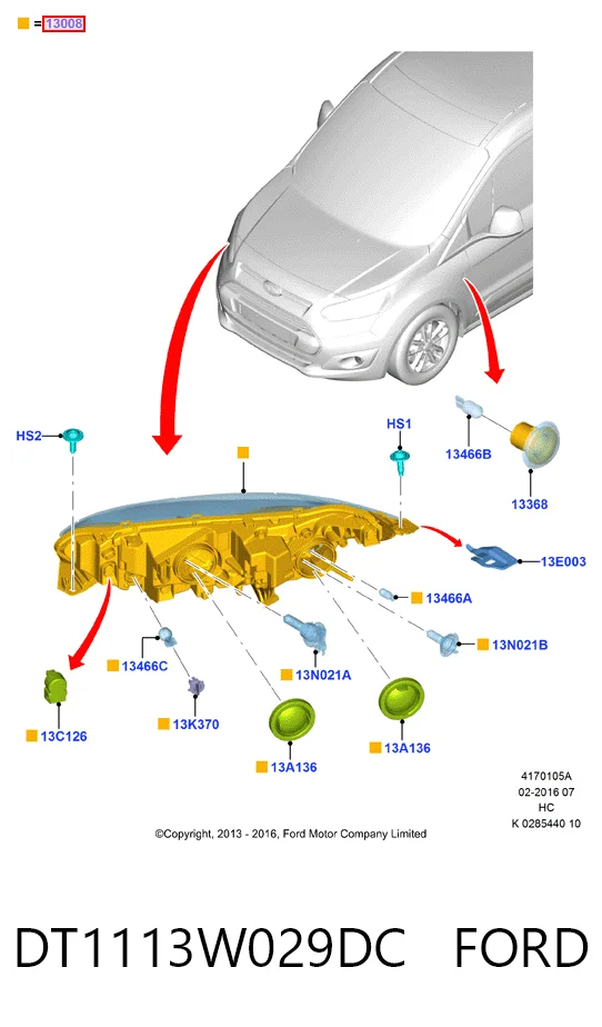 Правая фара 045257 VALEO