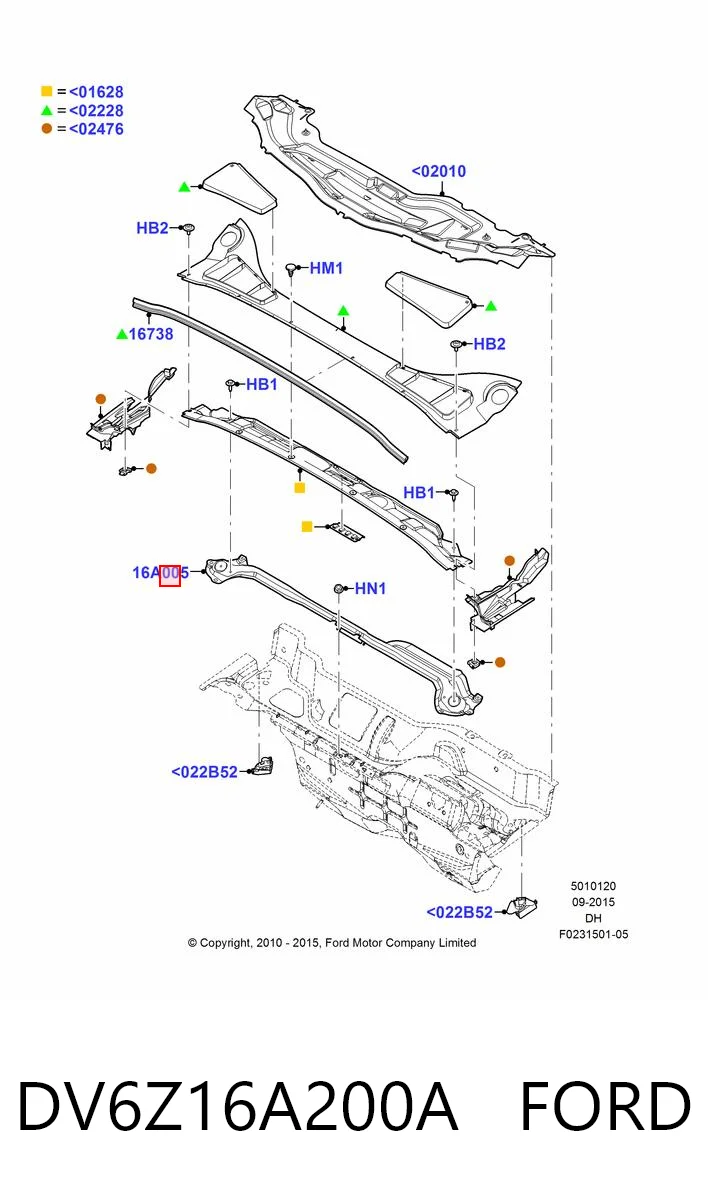 DV6Z16A200A Ford 
