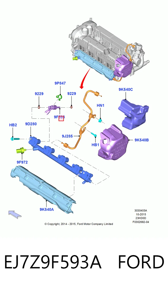 Форсунка инжектора Ford Explorer внедорожник (U5) (2011 - 2019) цена, от 25.99 USD