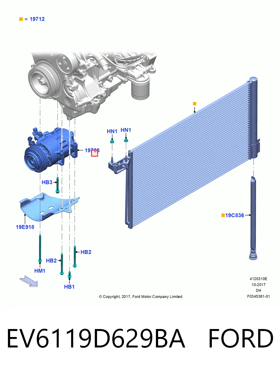 Компрессор системы кондиционирования Denso 4472809641 цена, от 382.07 USD