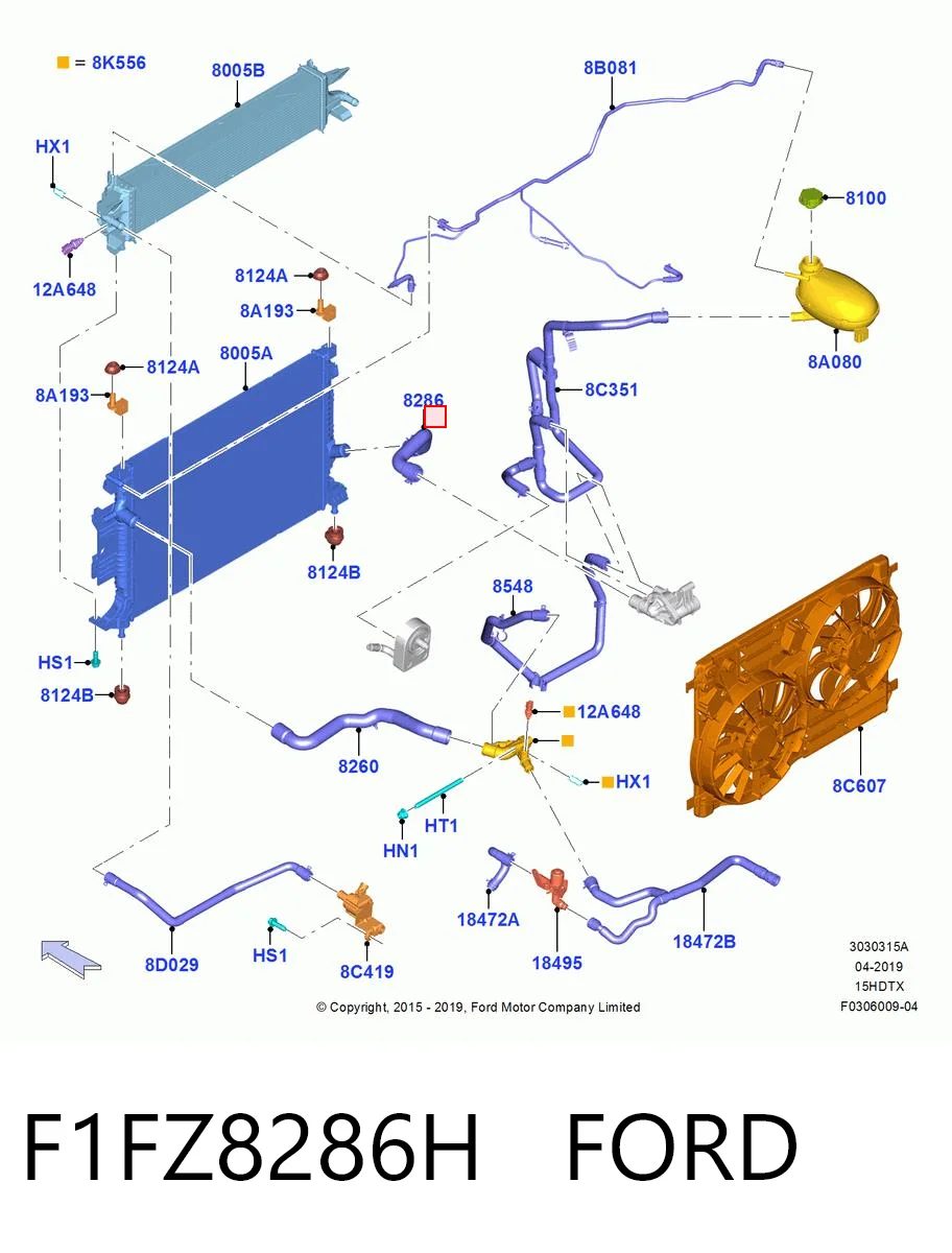 F1FZ8286H Ford 