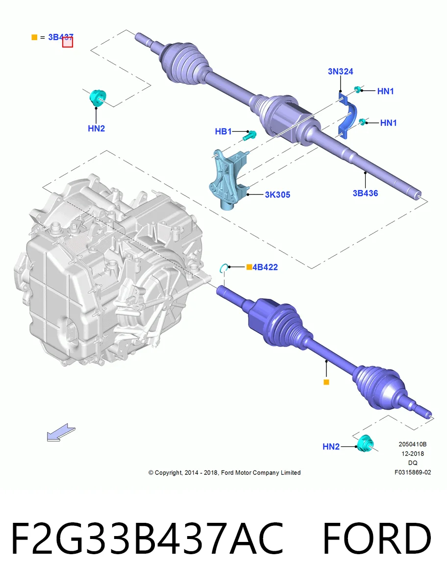 Привод передний левый DAC FD1192 цена, от 214.82 USD