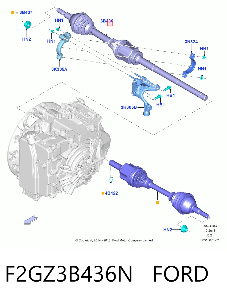 Привод передний правый GSP NCV11225 цена, от 78.46 USD