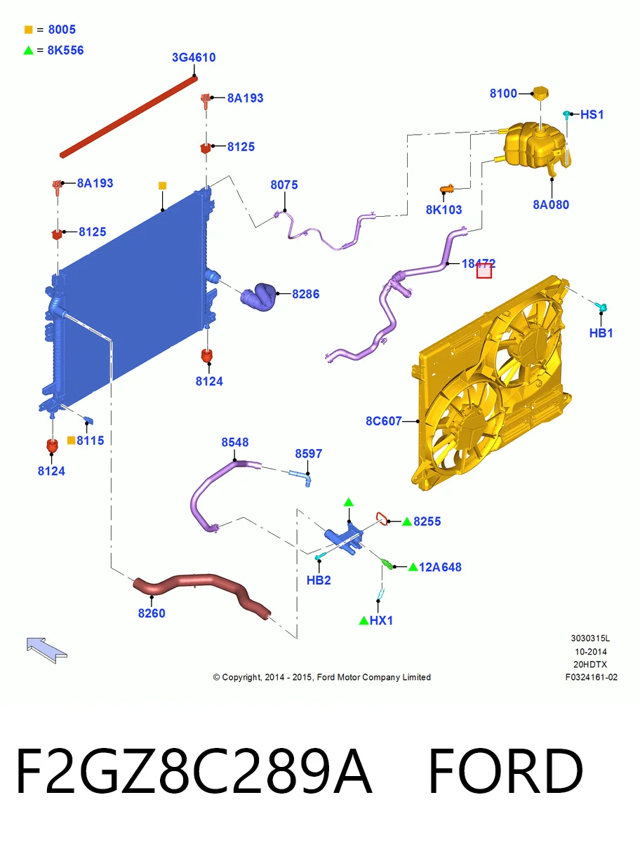 F2GZ8C289A Ford 