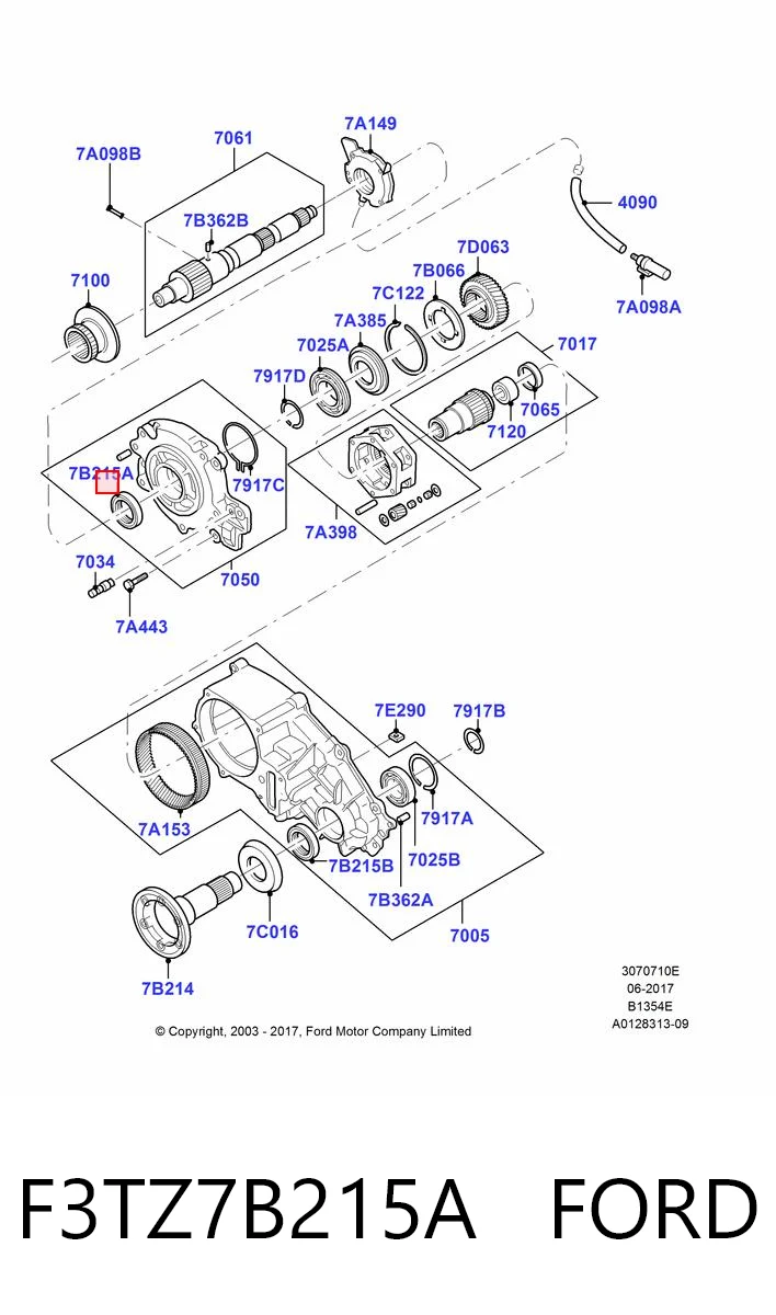 16485 SKF Сальник раздаточной коробки, задний, выходной
