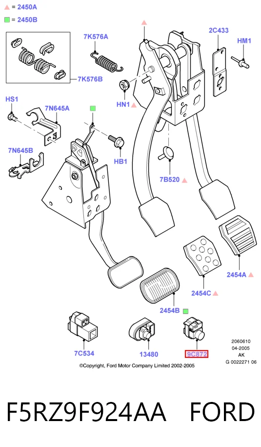 Лягушка Ford Focus I седан (DFW) (1999 - 2005) цена, от 7.58 USD