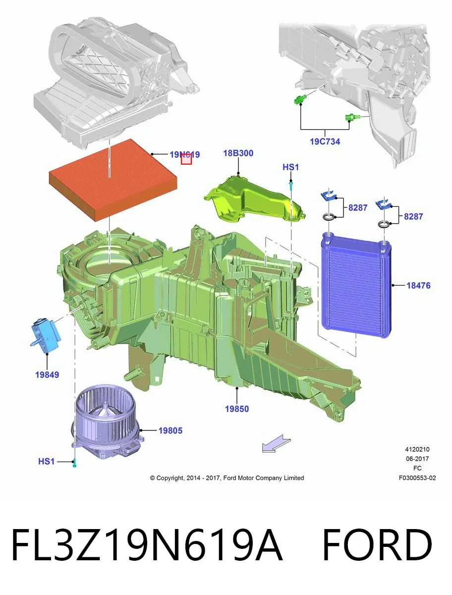 AF5313 Alpha Filter Внутрисалонный фильтр