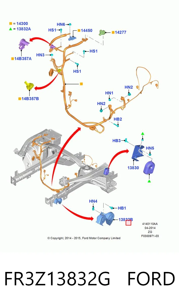 FR3Z13832G Ford 
