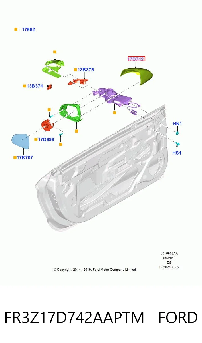 FR3Z17D742AAPTM Ford 