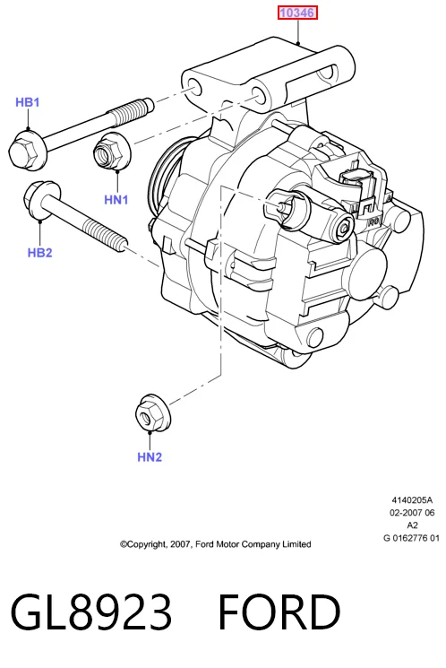 GL8923 Ford Генератор автомобильный