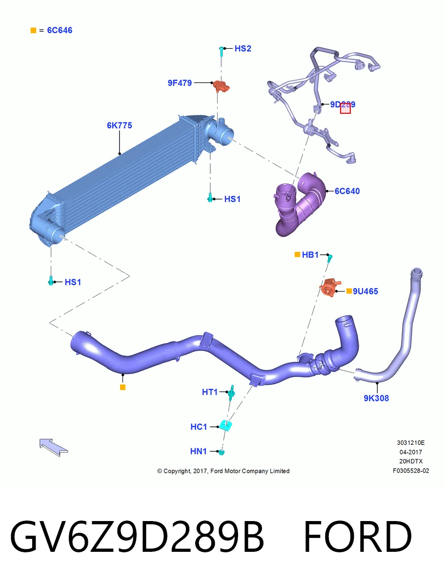 GV6Z9D289B Ford 