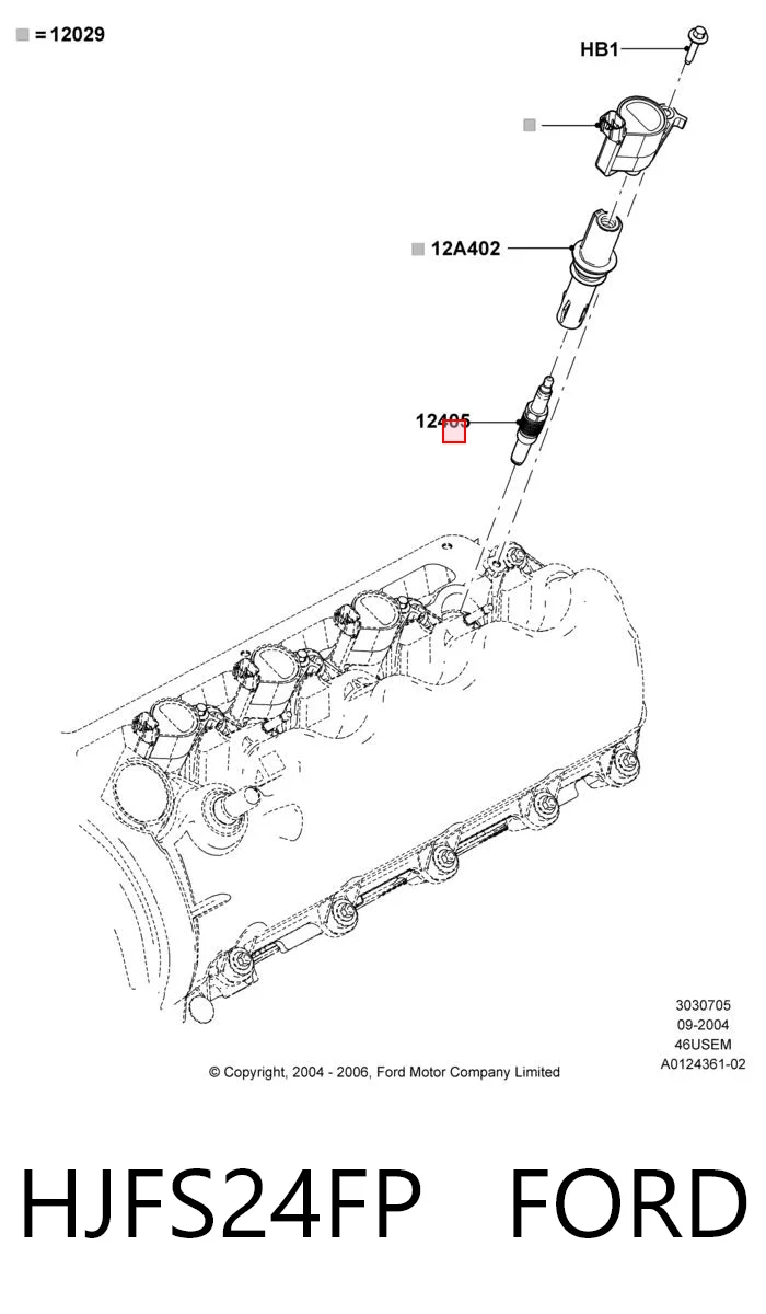 HJFS24FP Ford Свечи зажигания