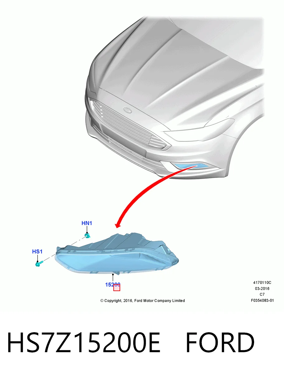 Фара противотуманная, правая Rhino FXP001004AR цена, от 57.01 USD