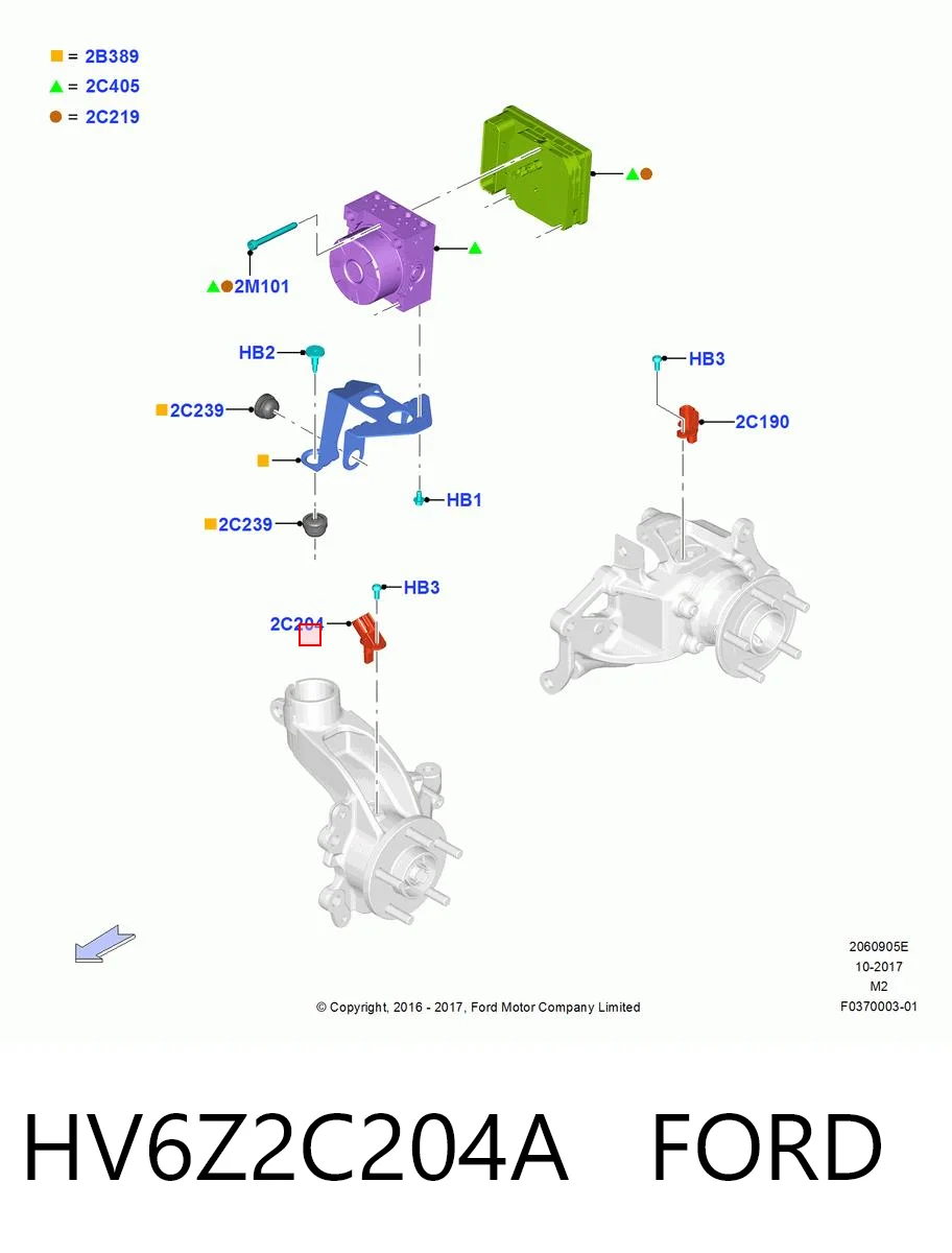 Датчик ABS передний SKP SKALS2249