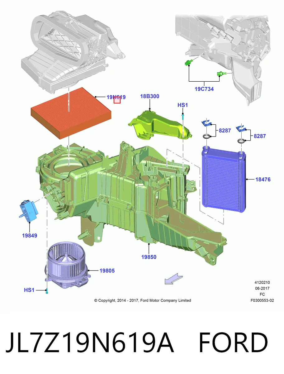 AF5313 Alpha Filter Внутрисалонный фильтр