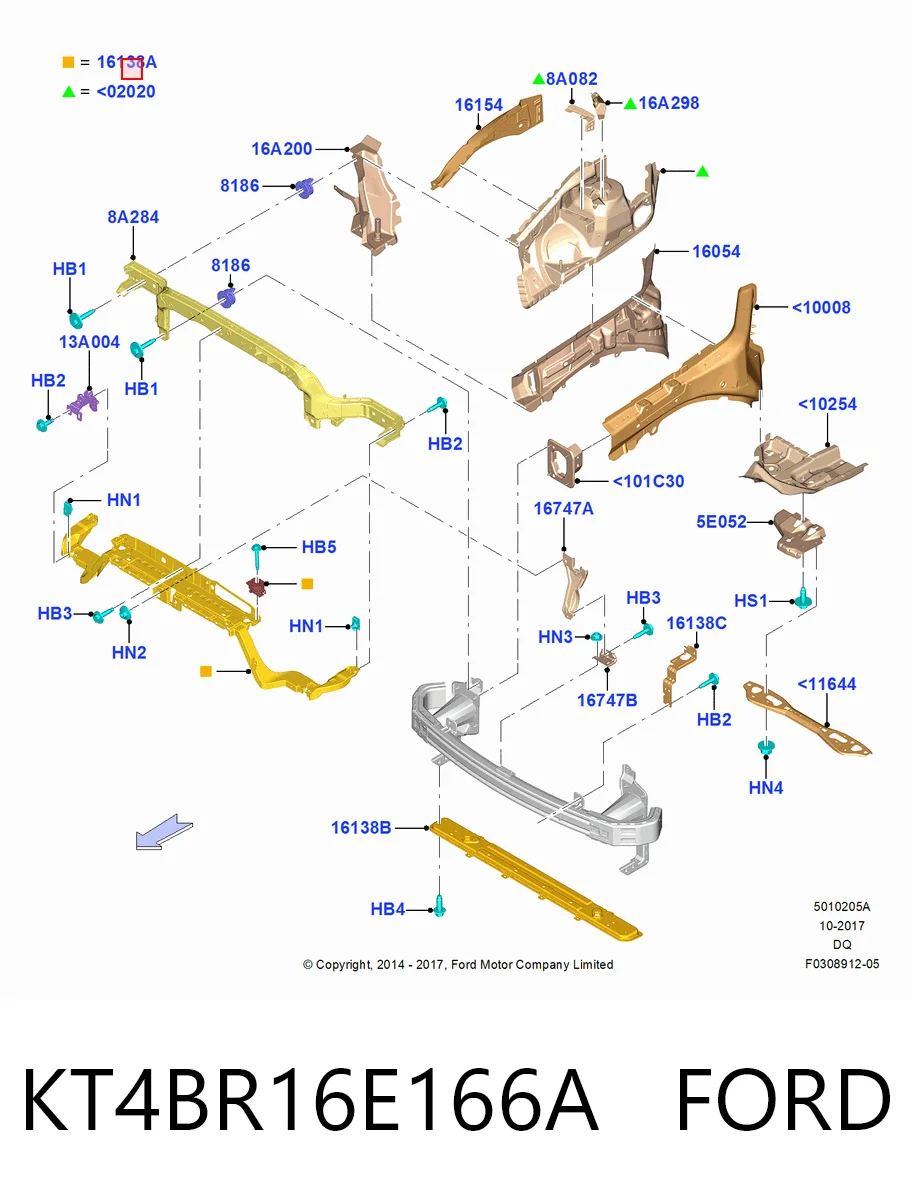 Купить FO1225260 Various Монтажная панель крепления фар