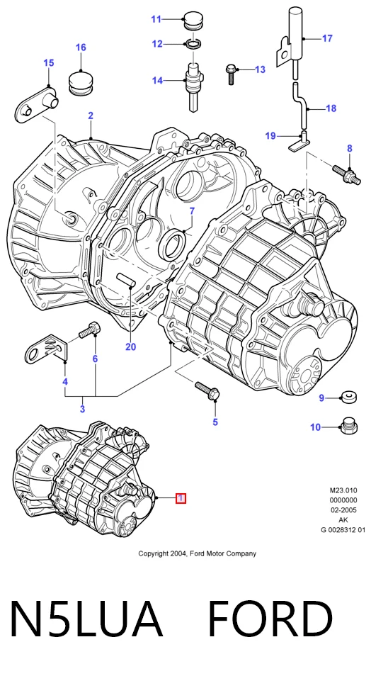 Коробка переключения передач Ford Mondeo III седан (B4Y) (2000 - 2007) цена, от 102.86 USD