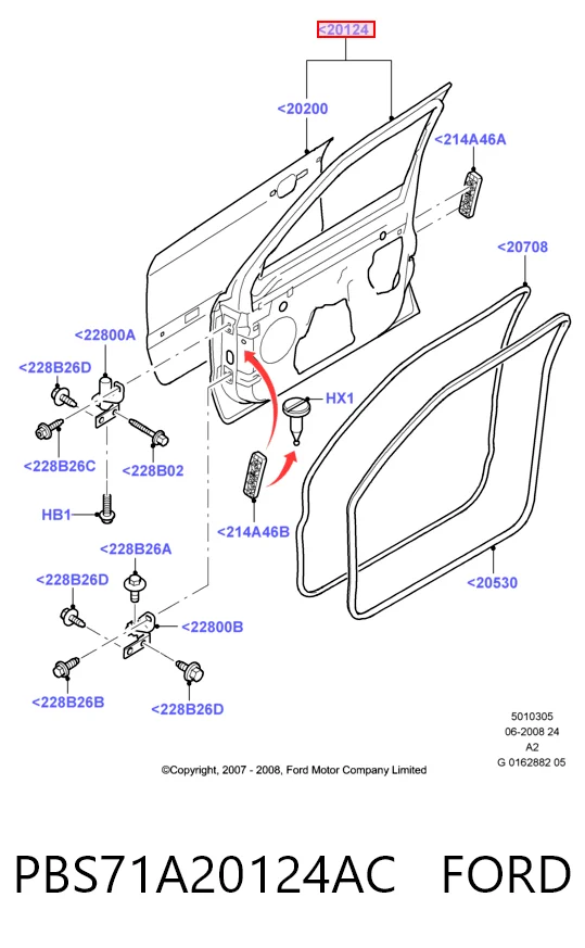  Дверь передняя правая Ford Mondeo 4