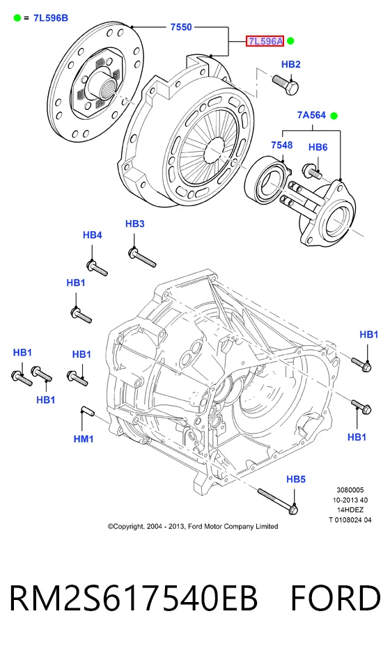 Комплект сцепления (3 части) Mazda C40316490 цена, от 235.20 USD